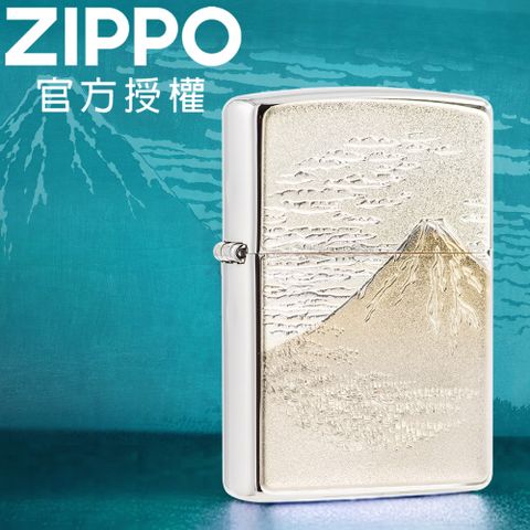 Zippo 【官方旗艦店】Japanese traditional design FUJI 日本傳統風格-富士絕景防風打火機