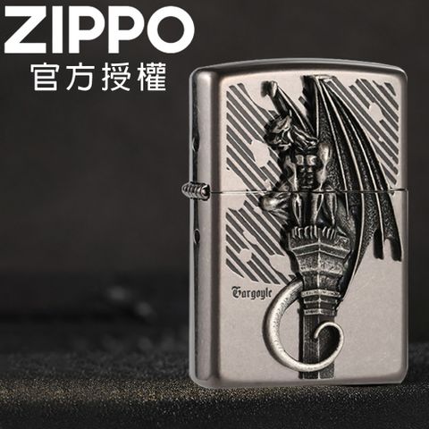 Zippo 【官方授權店】Gargoyle 1 BA 石像鬼雕像防風打火機