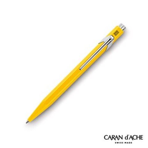 CARAN d'ACHE 瑞士卡達 CARAN dACHE 瑞士製 849系列 經典黃 原子筆