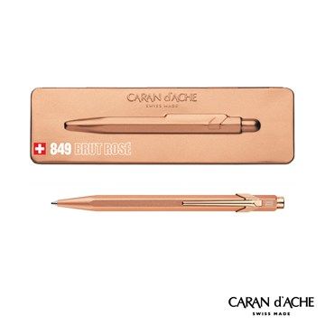 CARAN d'ACHE 瑞士卡達 CARAN dACHE 瑞士製 849系列 玫瑰金 原子筆