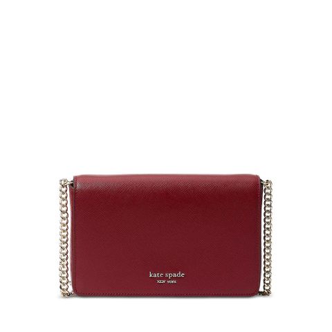 【kate spade】新款 Spencer Crossbody 防刮皮革 側背包 斜背包 紅色