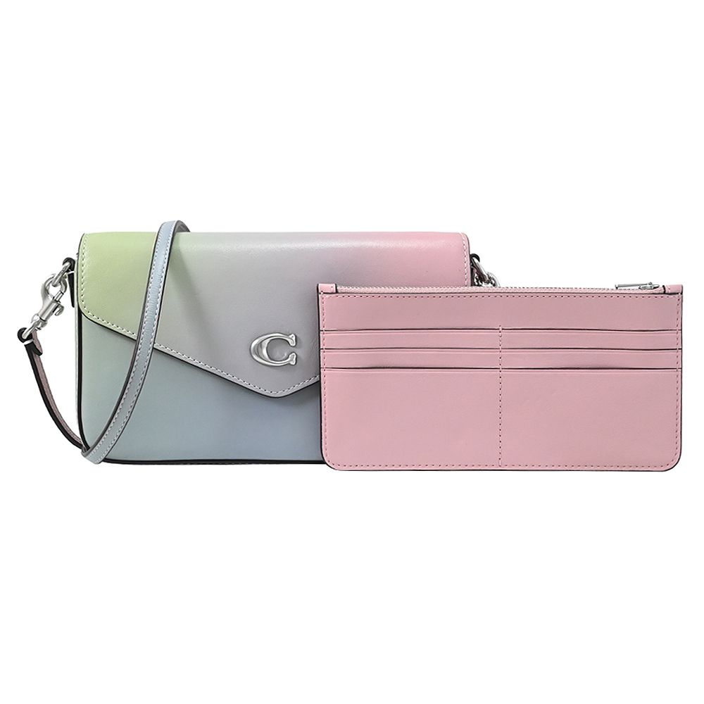COACH 蔻馳 WYN 經典C LOGO迷幻漸層斜背包
