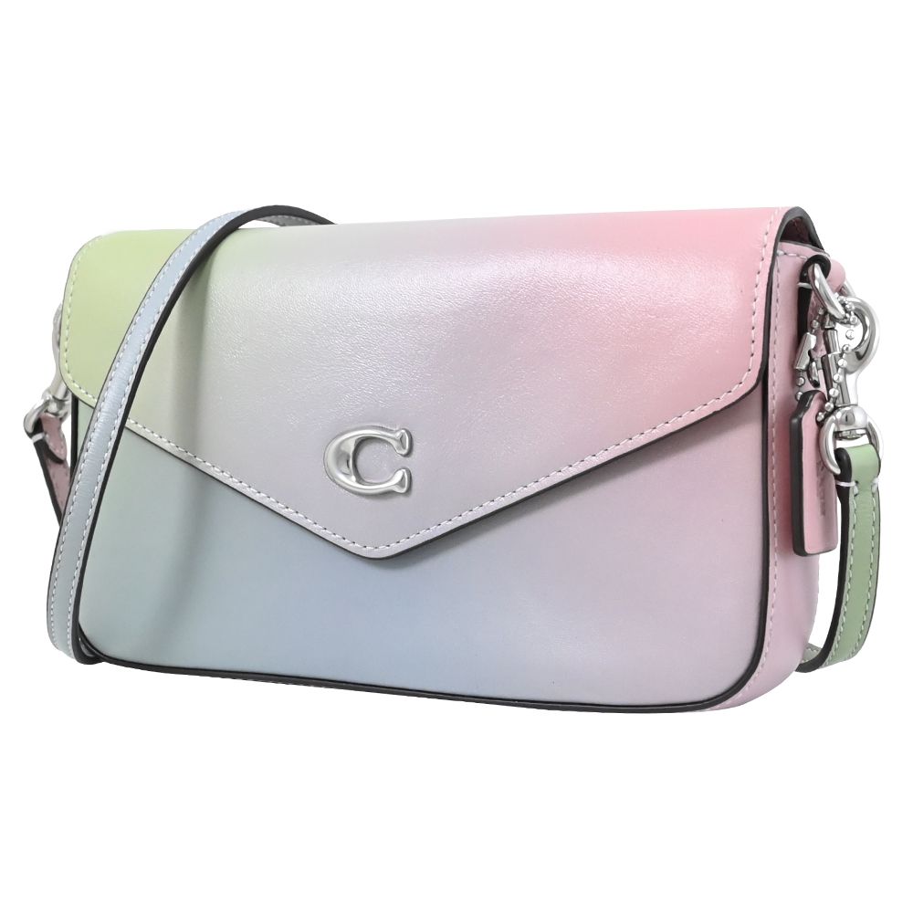 COACH 蔻馳 WYN 經典C LOGO迷幻漸層斜背包