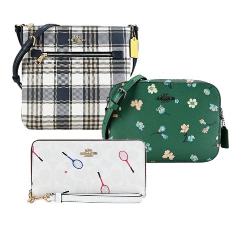 COACH 經選斜背包/長夾/禮盒組(多款選)