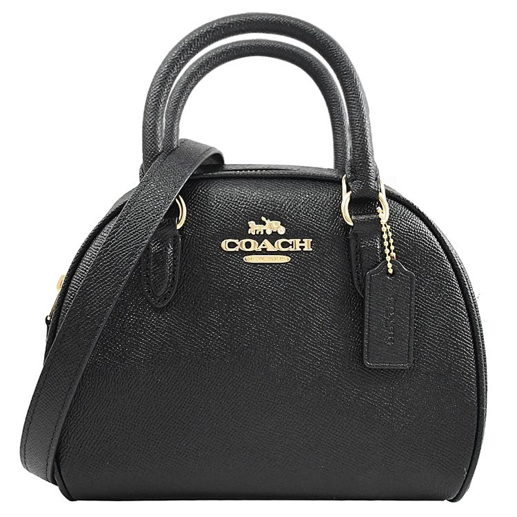 COACH 蔻馳  Sydney 半月造型兩用包.黑