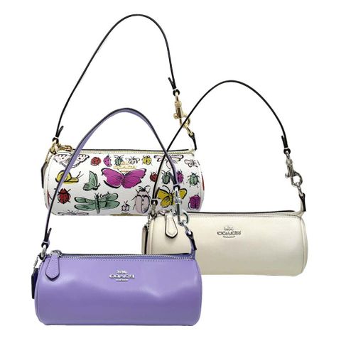 COACH 蔻馳 COACH NOLITA 19 素面/印花LOGO手提晚宴包 圓筒包(多款可選)