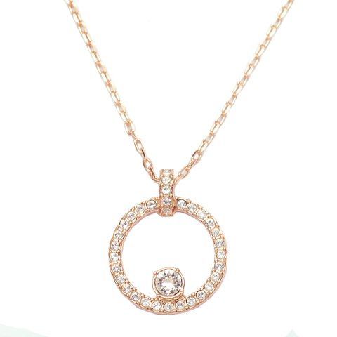 SWAROVSKI 施華洛世奇 Constella 玫瑰金項鍊 (5202446)