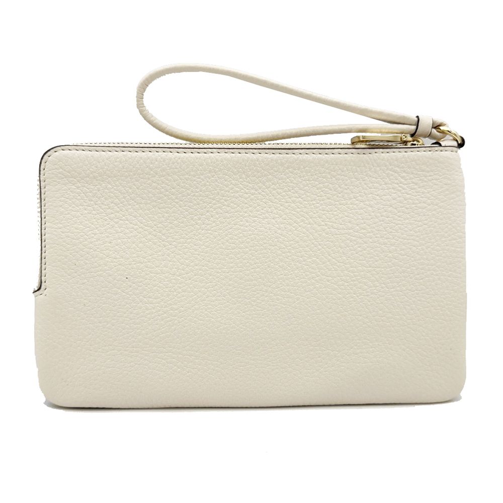 COACH 蔻馳 【COACH】C LOGO長夾式雙層大手拿包/零錢包(米白)