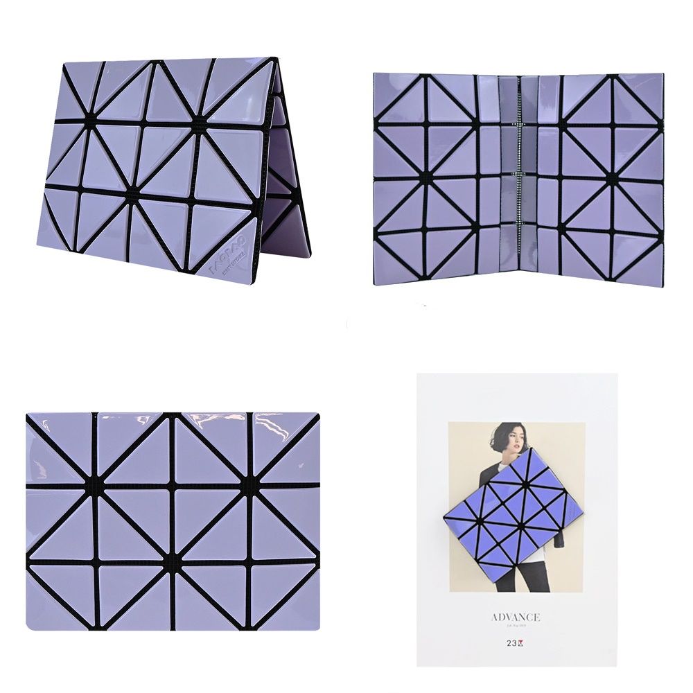 ISSEY MIYAKE 三宅一生BAOBAO 3x4亮面雙色名片夾-紫x淡紫- PChome 24h購物