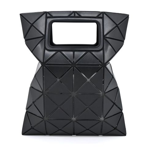 Issey Miyake 三宅一生 ISSEY MIYAKE 三宅一生 BAOBAO BOCCA MATTE3x5 皮革手拿包-霧面黑