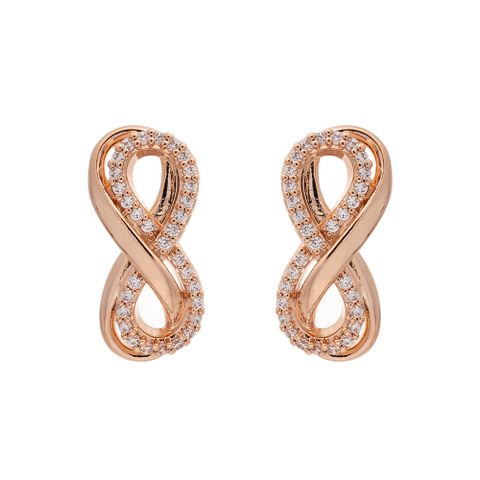 SWAROVSKI 施華洛世奇Hyperbola玫瑰金耳環