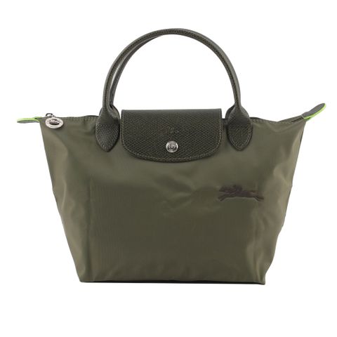 LONGCHAMP S號短把LE PLIAGE GREEN摺疊水餃包(森林綠) L1621 919 479