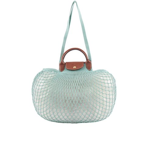 LONGCHAMP LE PLIAGE FILET 二用漁網包(潟湖藍) 10121 HVH P65
