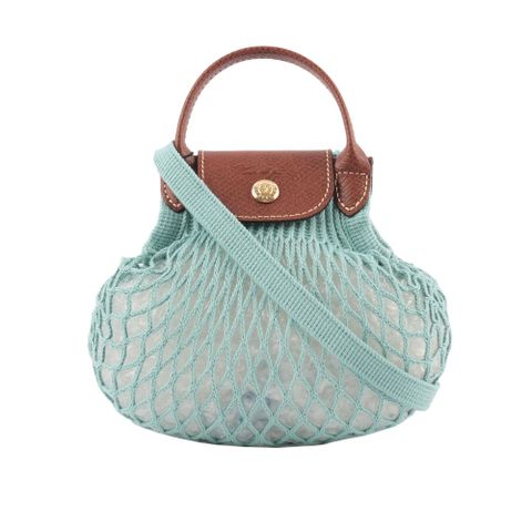 LONGCHAMP XS號 LE PLIAGE FILET 二用漁網包(潟湖藍) 10139 HVH P65