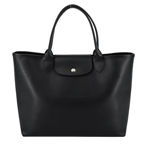 Longchamp LE PLIAGE CITY系列PVC帆布托特包(黑)