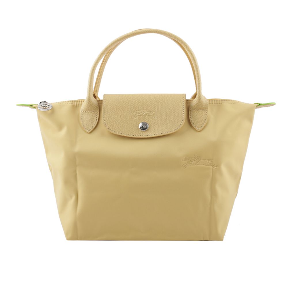 Longchamp  S號短把LE PLIAGE GREEN摺疊水餃包(小麥黃) L1621 919 A81