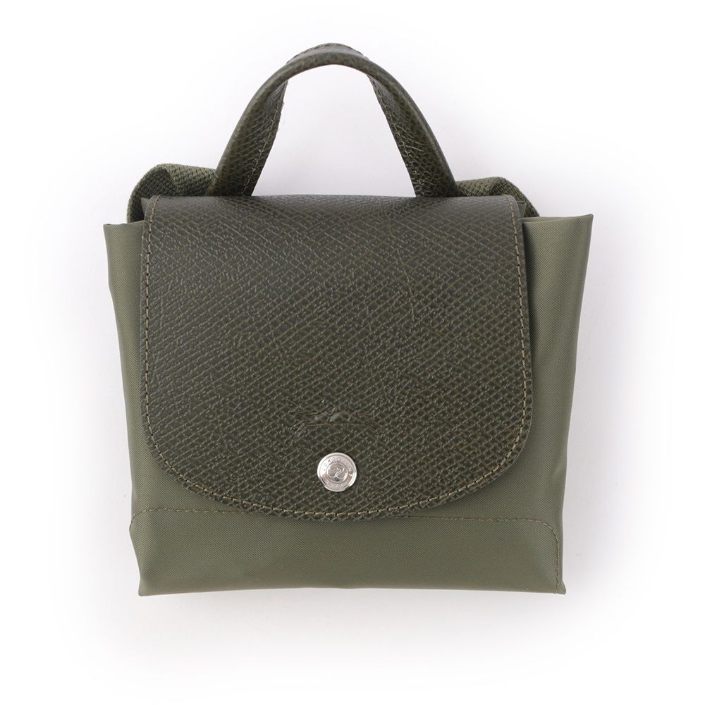 Longchamp  LE PLIAGE GREEN再生帆布折疊後背包(任選)