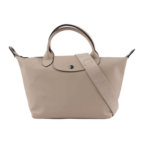 Longchamp S號小牛皮Le Pliage Xtra 二用折疊包(裸膚色)