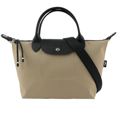 Longchamp S號 LE PLIAGE ENERGY 再生帆布二用包(土褐色)