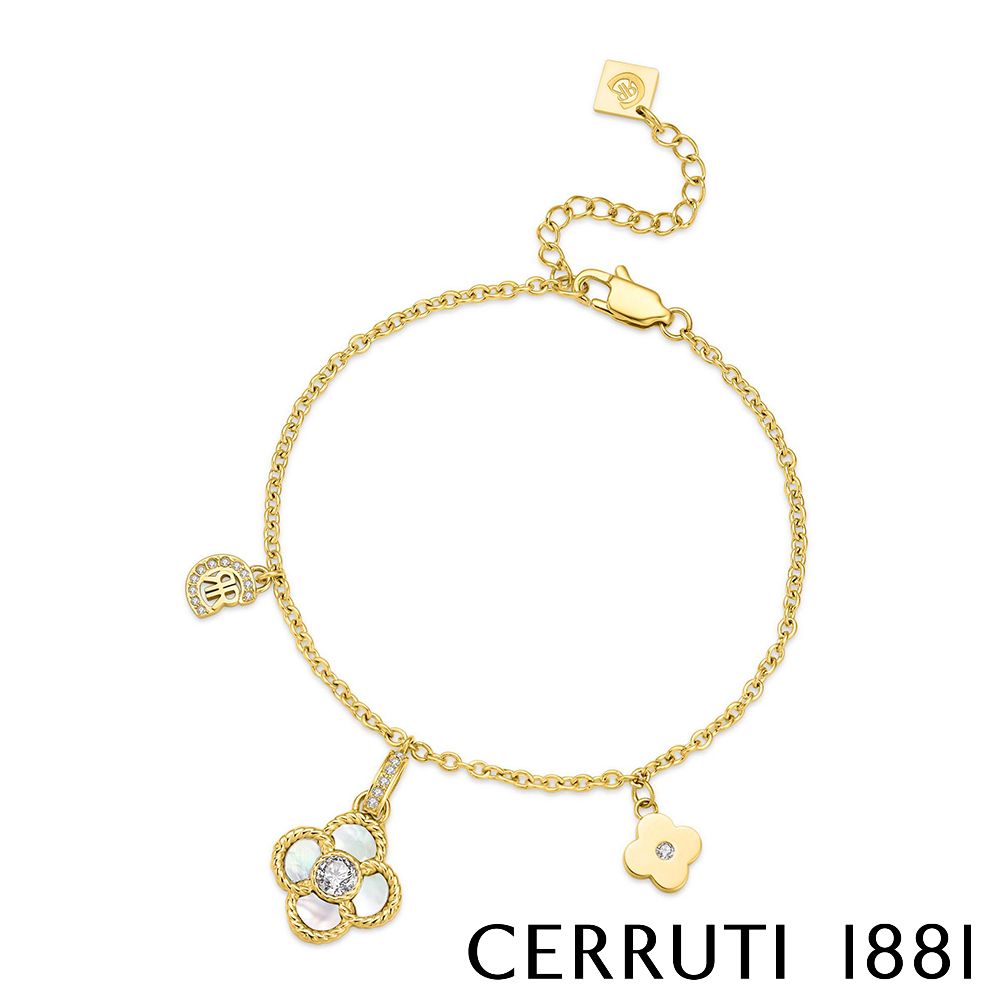 Cerruti 1881 義大利經典PETALOS手鍊 限量2折 全新專櫃展示品 原廠禮盒包裝 (CB5102)