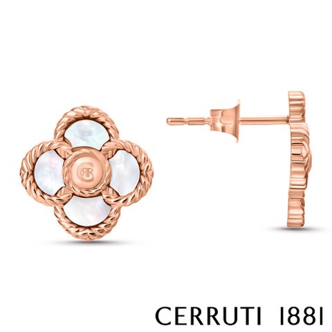 Cerruti 1881 義大利經典PETALOS耳環 限量2折 全新專櫃展示品 原廠禮盒包裝(CE5103)