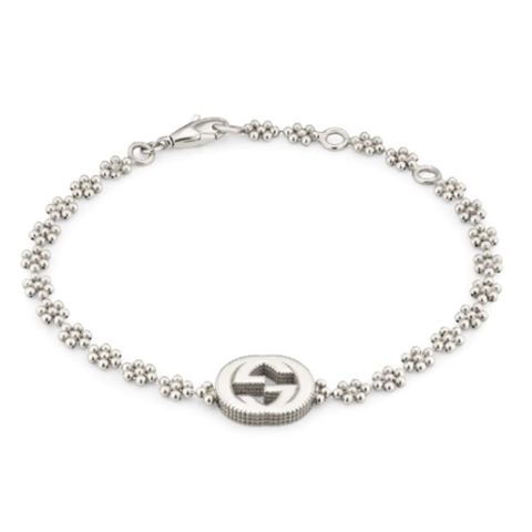 GUCCI 古馳 雙G系列 手鍊 925純銀