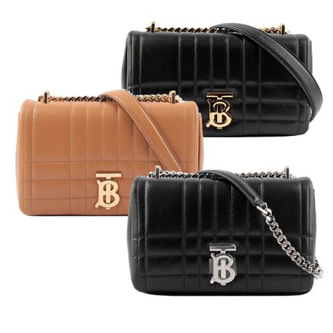BURBERRY Lola 小羊皮小款翻蓋鍊包(任選)