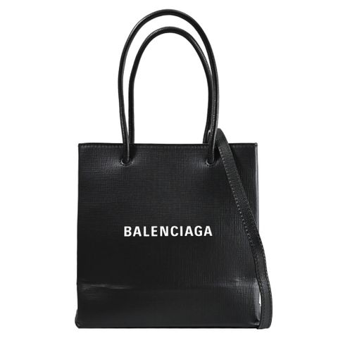 BALENCIAGA 巴黎世家 經典小牛皮兩用紙袋包.黑