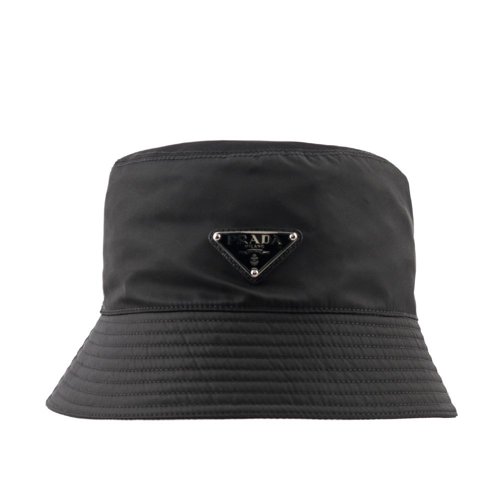 PRADA 普拉達  Re-Nylon Bucket Hat 漁夫帽 S (黑色) 2HC137 2DMI F0002