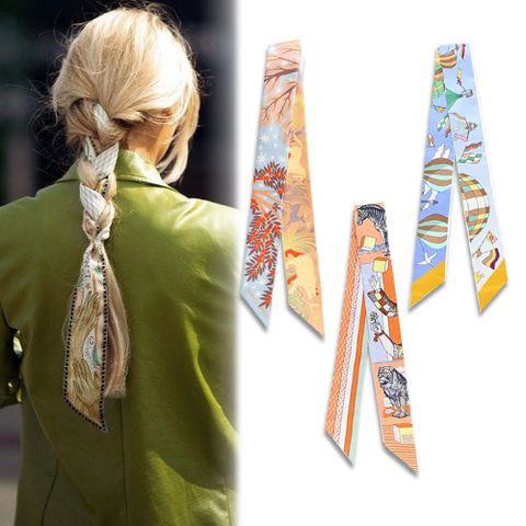 Hermes 愛馬仕 經典 Twilly 絲巾(多款選)