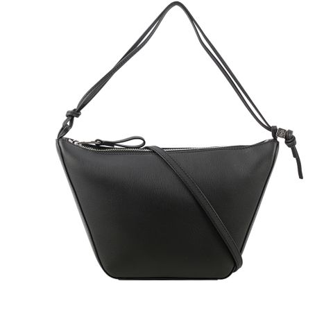 LOEWE Hammock Hobo 小牛皮迷你肩背/斜背二用包(黑色) A538G13X01 1100