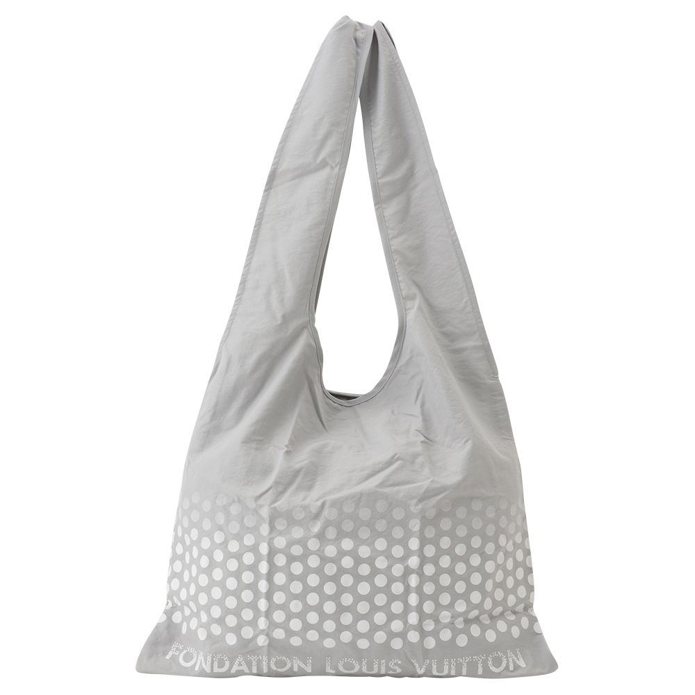 Louis Vuitton LV 基金會限定版灰色購物袋- PChome 24h購物