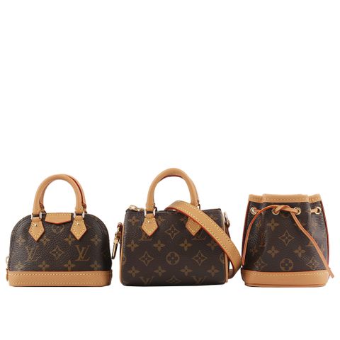 Louis Vuitton Trio Mini Icones Brown Leather ref.458120 - Joli Closet