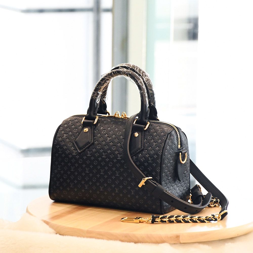 Black lv best sale monogram bag