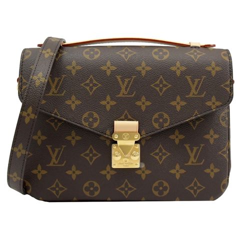 Louis Vuitton LV M44875 M40780 METIS 經典花紋附背袋手提兩用包