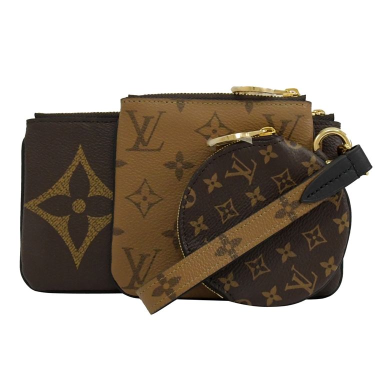 Louis Vuitton LV M68756 TRIO 經典Monogram帆布三件組手拿包- PChome