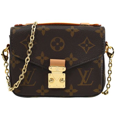 Louis Vuitton LV M81267 Micro Métis 經典花紋超迷你手提斜背兩用小廢包