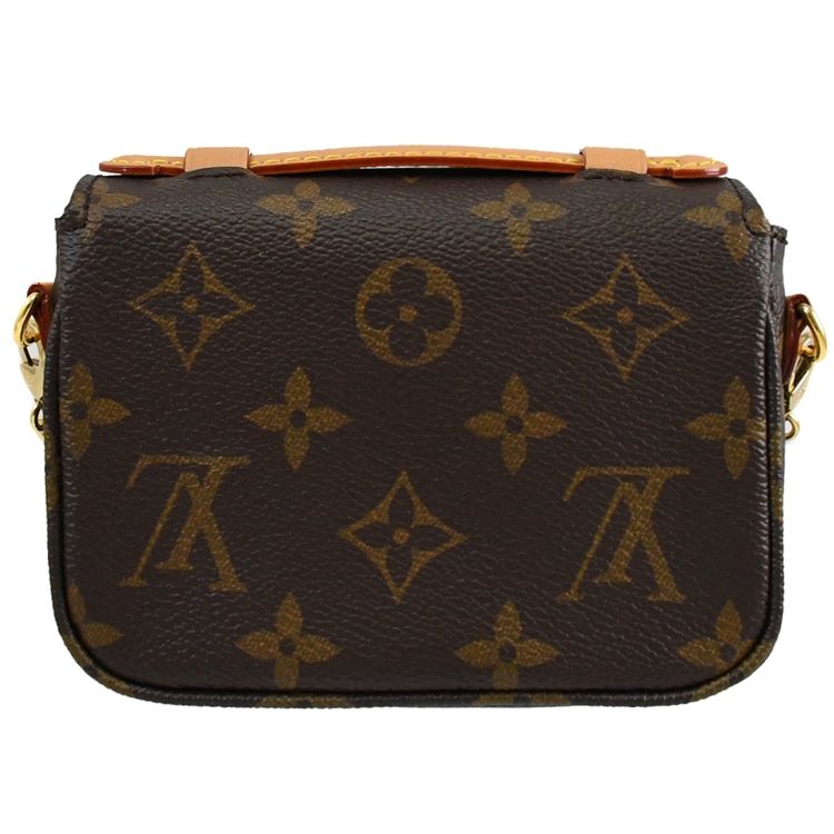 Louis Vuitton/LV 路易威登 Louis Vuitton LV M81267 Micro Mtis 經典花紋超迷你手提斜背兩用小廢包