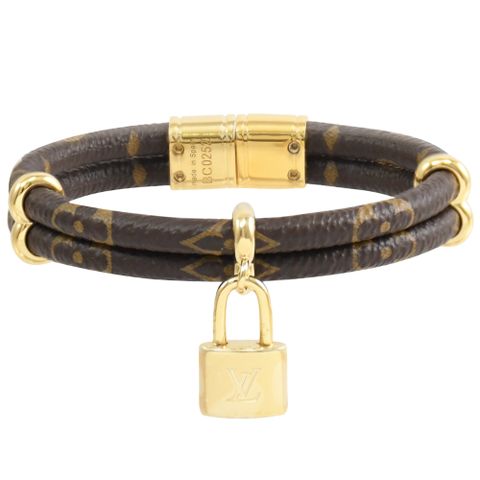 Shop Louis Vuitton MONOGRAM Lv tribute bracelet (M6442E, M6442F) by  Lecielbleu