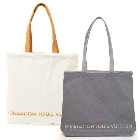 Louis Vuitton 路易威登 Louis Vuitton LV 限量版博物館基金會帆布袋 (兩色可選)