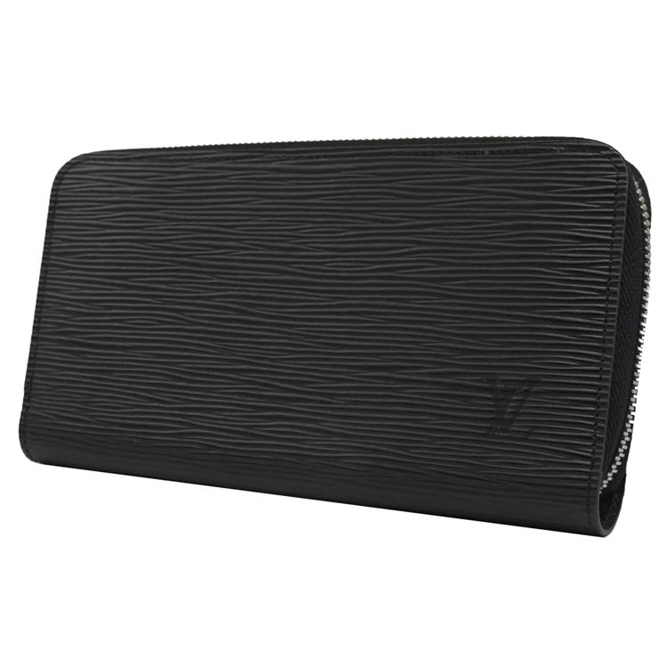 Louis Vuitton 路易威登 Louis Vuitton LV ZIPPY EPI 水波紋皮革拉鍊長夾.黑 現貨