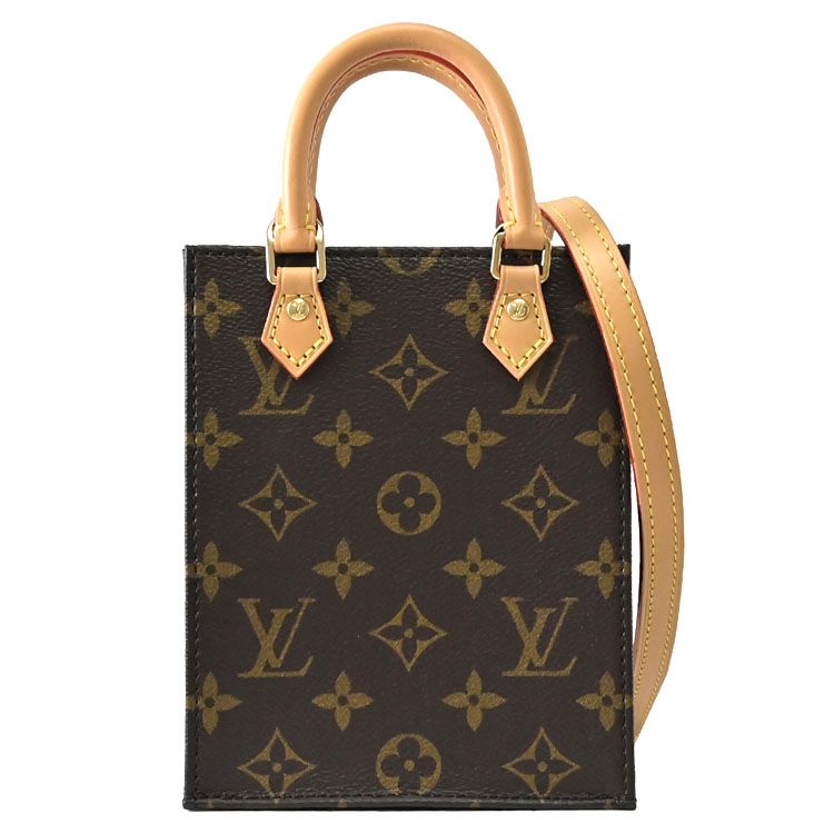 Louis Vuitton 路易威登 Louis Vuitton LV Petit Sac Plat 經典印花拼皮兩用迷你琴譜包/紙袋包 現貨