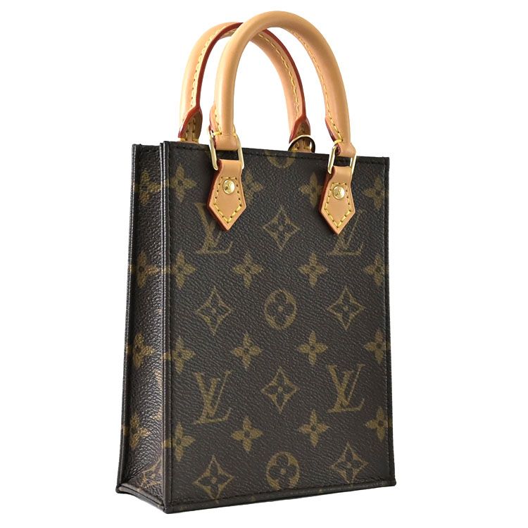 Louis Vuitton 路易威登 Louis Vuitton LV Petit Sac Plat 經典印花拼皮兩用迷你琴譜包/紙袋包 現貨