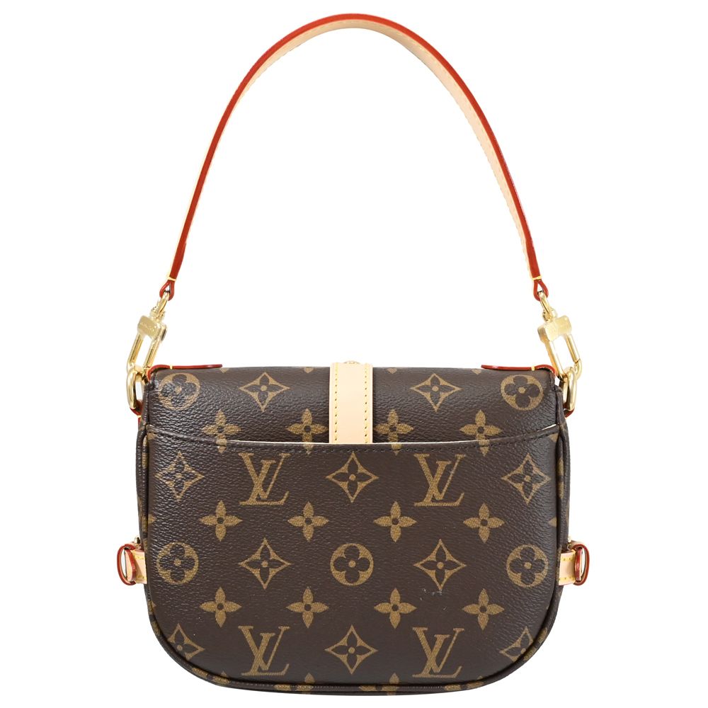 Louis Vuitton/LV 路易威登 Louis Vuitton LV Saumur BB 經典Monogram帆布兩用馬鞍包 現貨