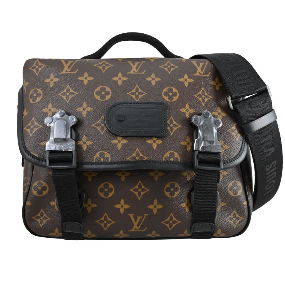 Louis Vuitton/LV 路易威登 Louis Vuitton LV TRAIL 經典花紋翻蓋釦式兩用包/郵差包 現貨