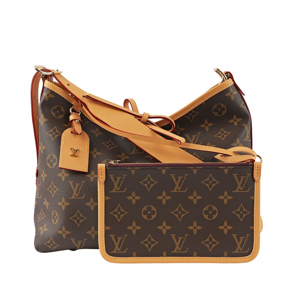 Louis Vuitton/LV 路易威登 Monogram CarryAll PM 塗層帆布肩背包