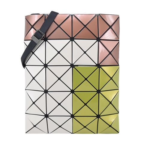 Issey Miyake 三宅一生 BAOBAO TRES 4X5斜背包-黃色混合