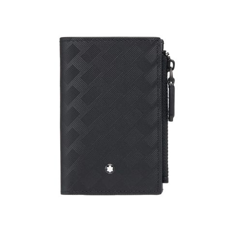 MONTBLANC 萬寶龍 Extreme 3.0風尚迷你6卡直式皮夾 扣式二折短夾