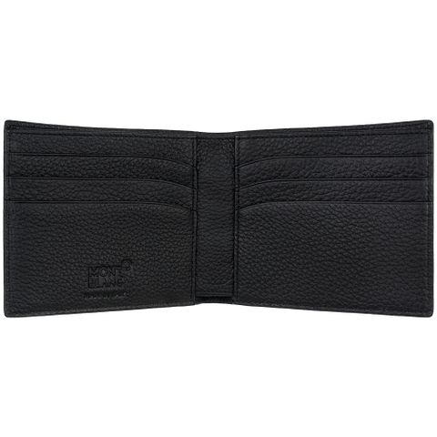 MONTBLANC 萬寶龍 粒面軟皮6卡短夾