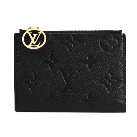 Louis Vuitton LV M83365 Lisa 經典壓花對開零錢短夾.黑 現貨